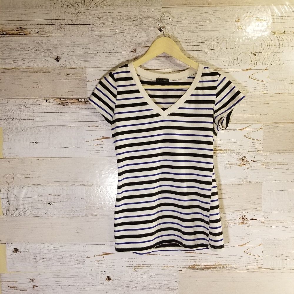 Active Basic stripe tee